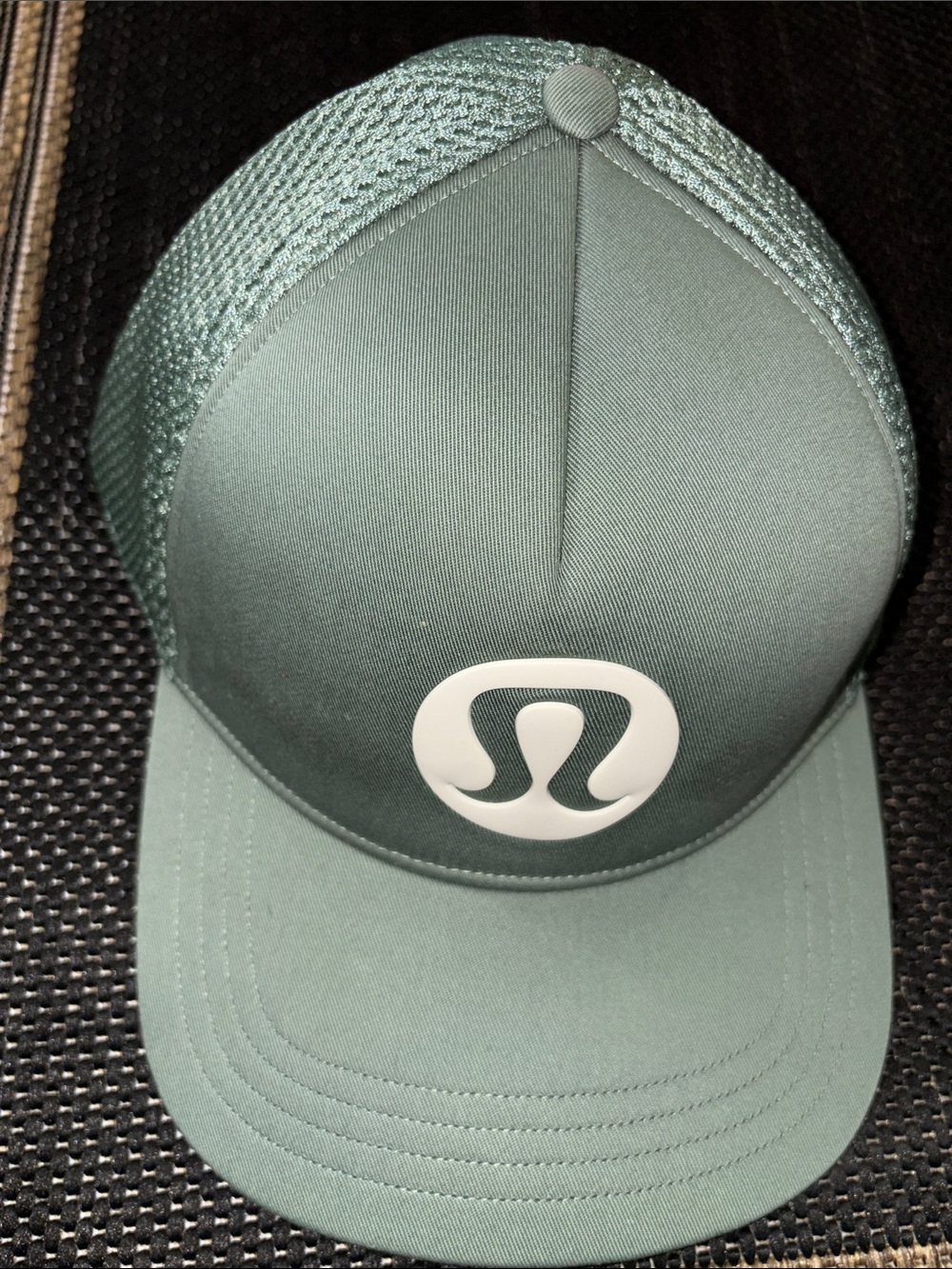 lululemon athletica Mint Green Baseball Cap with Black Sweatband